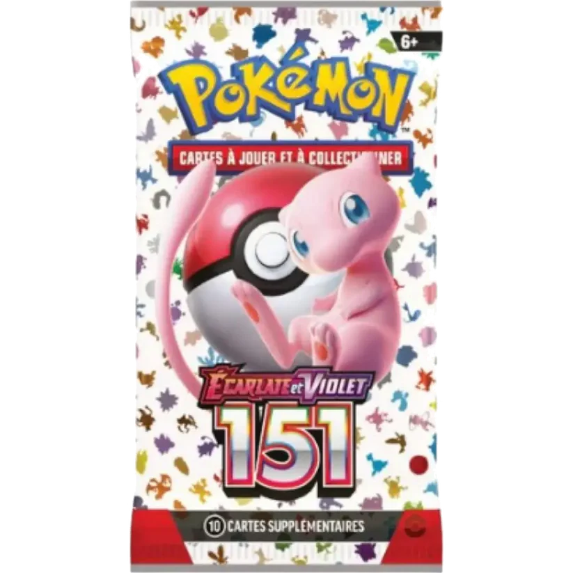 Booster Pokémon 151 EV3.5 – Illustration aléatoire (Édition Limitée) FR
