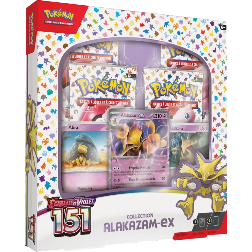 Pokémon - Coffret Écarlate et Violet 151 Alakazam-ex
