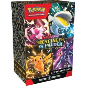 POKÉMON - ÉCARLATE ET VIOLET - DESTINÉES DE PALDEA - Bundle 6 Boosters