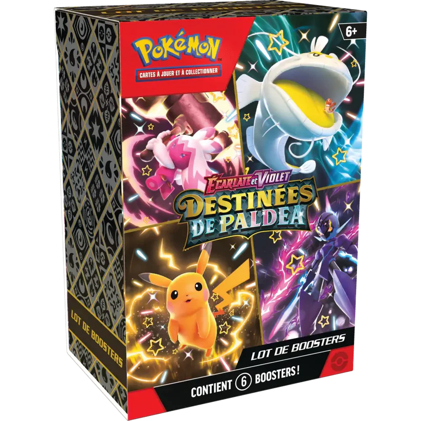 POKÉMON - ÉCARLATE ET VIOLET - DESTINÉES DE PALDEA - Bundle 6 Boosters