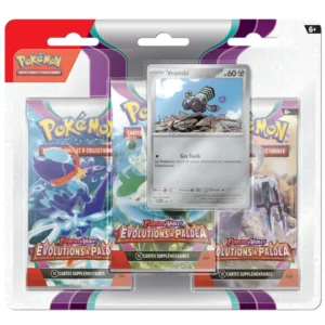 Tripack Pokémon EV02 Évolutions à Paldéa - FR